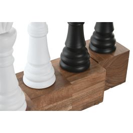Figura Vintage DKD Home Decor Blanco Negro 7 x 23 x 7 cm (4 Unidades) Figura Vintage DKD Home Decor Blanco Negro 7 x 23 x 7 cm (4 Unidades)