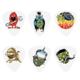 Dunlop Player's Pack Púas de Guitarra, 6 Unidades, 0.60mm