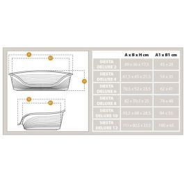 Ferplast Cama Plastico Siesta Perro Gato Deluxe 4 Burdeos Ferplast Cama Plastico Siesta Perro Gato Deluxe 4 Burdeos