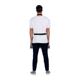 Disfraz bolsa de hierba bolsa con correas y espumillón talla one size adult Disfraz bolsa de hierba bolsa con correas y espumillón talla one size adult