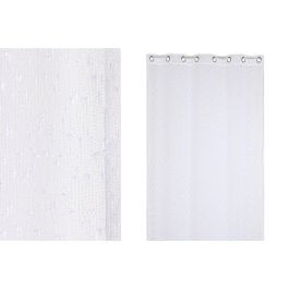 Cortina Basicos DKD Home Decor Blanco 260 x 260 x 140 cm