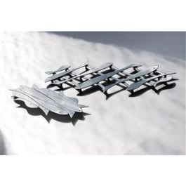 Alessi DUL03 PESCHER Salvamanteles Extensible Acero Inoxidable 18/10 Elegante