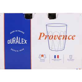 Duralex Set 6 Vasos Transparentes 16cl Provence - Conjunto de Vasos (12 Cajas)
