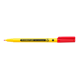 Staedtler 307 Rotulador Fineliner Tinta Base Agua Punta Fina Trazo 0.6 mm Rojo