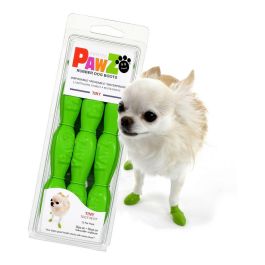 Botas Pawz Perro 12 Unidades Verde Botas Pawz Perro 12 Unidades Verde