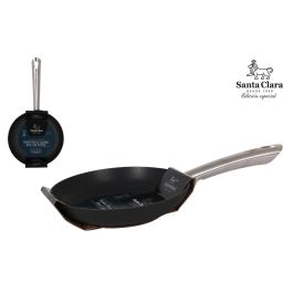 Inde Sarten de Hierro Fundido de 20.5 cm de Diámetro, 39 cm de Largo, Serie "Sta Cl" (6 Unidades)