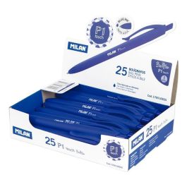 Milan Bolígrafo P1 Touch Azul Caja Expositora 25 Unidades Precio: 11.49999972. SKU: S7906321