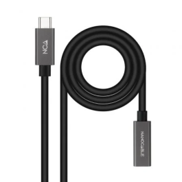 Cable USB-C NANOCABLE 10.01.4402 Negro 2 m (1 unidad)