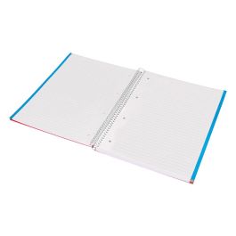 Cuaderno Espiral Liderpapel A4 Micro Jolly Tapa Forrada 140H 75 gr Horizontal 5 Bandas4 Taladros Colores Surtidos