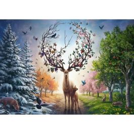 Puzzle de 1000 piezas, Fantasy Deer, Adultos y niños a partir de 14 años, Puzzle de alta calidad, 12001088, Edición 50 aniversario, Ravensburger Precio: 35.694999576499995. SKU: B17CRQ3LVR