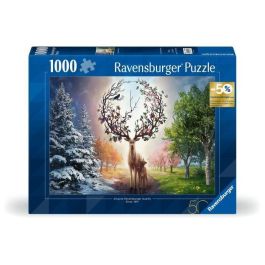 Puzzle de 1000 piezas, Fantasy Deer, Adultos y niños a partir de 14 años, Puzzle de alta calidad, 12001088, Edición 50 aniversario, Ravensburger