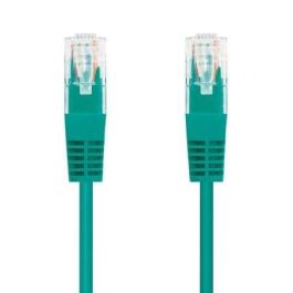 NANOCABLE CABLE RED LATIGUILLO CAT.6 UTP AWG24 VERDE 25CM
