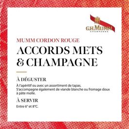 Champagne brut 37,5 cl GH Mumm