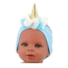Andrea baby mulata unicornio azul ref: 3137-24 38 cm Andrea baby mulata unicornio azul ref: 3137-24 38 cm