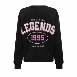 Sudadera sin Capucha Mujer Only Onlkimmie Negro
