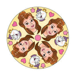 Ravensburger 4005556238477 Princesas Disney Mandala Midi Rompecabezas A partir de 6 años