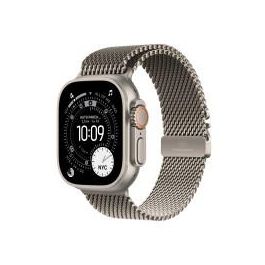 Apple Watch Ultra 3 GPS/Celular 49mm Caja Titanio Natural Correa Milanese L MF0E4QL/A