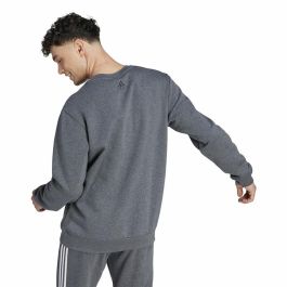 Sudadera sin Capucha Hombre Adidas Bl Fl Gris