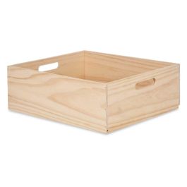 Caja de Madera Cerrada Giftdecor 40x35 cm - Natural (4 Unidades) Caja de Madera Cerrada Giftdecor 40x35 cm - Natural (4 Unidades)