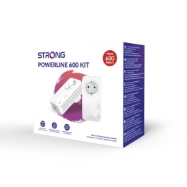 Strong Powerline 600 Duo Adaptadores PLC 600 Mbit/s Ethernet Blanco 2 Piezas