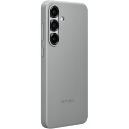Samsung EF-VS936PJEGWW Funda Kindsuit Galaxy S25+ (6.7") Gris Claro de Imitación Piel, Monocromo, Fácil Aplicación
