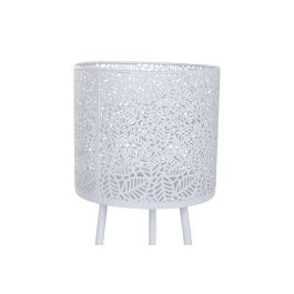 DKD Home Decor Macetero Terraza Y Jardin Blanco 23 x 66 x 23 cm Set de 2
