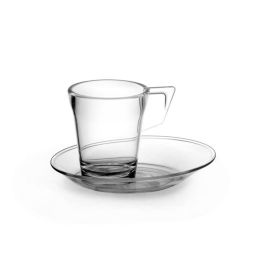 Taza Café Con Plato 90 Ml Transparente RB Drinks (6 Unidades) Precio: 26.49999946. SKU: B1BSS4VXLA