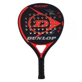 Pala de Pádel Dunlop Rocket/ Negra y Roja Pala de Pádel Dunlop Rocket/ Negra y Roja