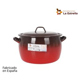 Olla Abombada con Tapa 24 cm - 7L "Fuego" La Estrella (2 Unidades) Precio: 59.98999952. SKU: B1B2EGRXAZ