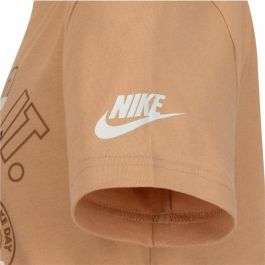 Camiseta de Manga Corta Niño Nike Retro Ss Beige