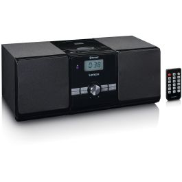 Lenco MC-030 Microcadena de Música Doméstica con Bluetooth, Reproductor CD, USB y Radio FM Negro 10W