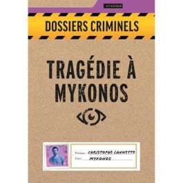 Asmodee ASM3760363610120 Tragedia en Mykonos - Juego de investigación para adultos, a partir de 18 años, fabricado en Francia