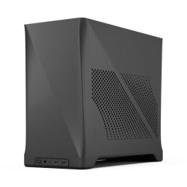 Fractal Design ERA ITX Caja PC m-ITX Charcoal, 2 ventiladores de 120 mm, USB3.1 Tipo C, tarjeta elevadora PCIe 4.0