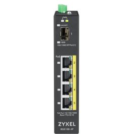 Zyxel RGS100-5P Switch No Administrado L2 Gigabit Ethernet PoE Negro