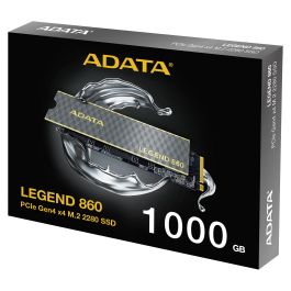 ADATA SSD M.2 NVMe 1TB PCIe Gen4 x4 - Modelo SLEG-860-1000GCS - Lectura hasta 6000 MB/s, Escritura hasta 4000 MB/s - 3D NAND
