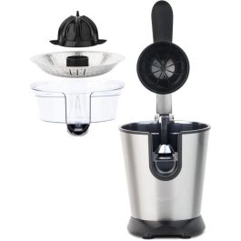 H.Koenig AGR80 Prensa de cítricos profesional con brazo articulado, 160 W, de acero inoxidable para zumos frescos en tu cocina