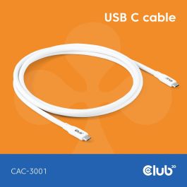 Club3D 240W.20Gbps Cable USB-C Lifestyle Power Delivery 2m blanco Macho/Macho Precio: 38.78999971. SKU: B1FEVLZCVV