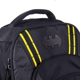 Cerdá Mochila Casual Técnica Batman Negra, 100% Poliéster, Perfecta para Uso Diario. Edad Mínima Recomendada: 16 Años
