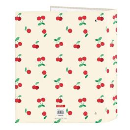 Carpeta de anillas Safta Cherry Beige A4 27 x 33 x 6 cm