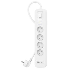 Enchufe Protector Belkin 4 Salidas (Regleta) Con Proteccion Contra Sobretensiones Cable 2 Metros Boton Apagado Usb-C Usb-A Precio: 26.94999967. SKU: B16VZMQPAP