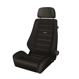 Recaro Classic LX Piel Negro - Asiento Deportivo para Coches Clásicos - Karo RC088000B28
