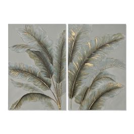 Cuadro Tropical DKD Home Decor Verde 3 x 90 x 60 cm (4 Unidades) Precio: 114.49999979. SKU: B1A5X9BBLF