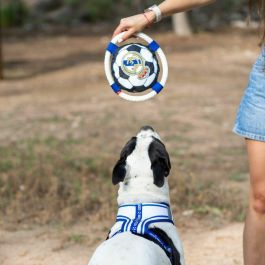 Real Madrid Frisbee para Perro con Cuerda Blanco 22x22x6 cm