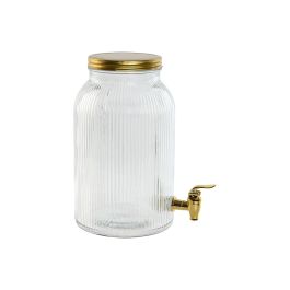 Dispensador Bebidas Basicos DKD Home Decor Dorado 23.5 x 30 x 18 cm Precio: 14.8225. SKU: B1A9PR92P6