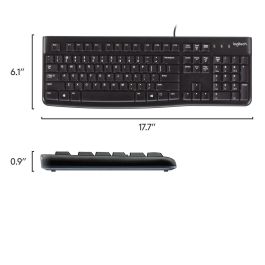 Teclado Logitech 920-002482 Negro Qwerty Español AZERTY