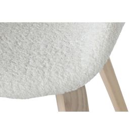 Silla Scandi DKD Home Decor Blanco 67.5 x 82 x 52.5 cm