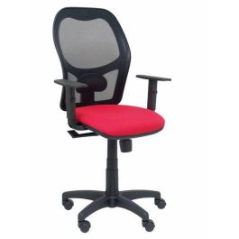 Silla Piqueras Y Crespo Alocen Brazos Regulables Mecanismo Sincro Refuerzo Lumbar Ruedas Nylon Respaldo Malla Negra Transpirable Y Asiento Tapizado Bali Rojo Precio: 229.79000011. SKU: S5703508
