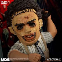 MEZCO TOYZ Figura articulada Leatherface La Matanza de Texas 15cm con accesorios