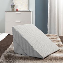 Inde Almohada Triangular Multiposición de Doble Cuña, 15 x 15 x 40 cm