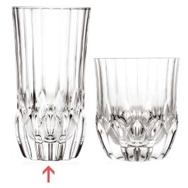 Vaso Alto 400 Ml Mm Rcr Cristalleria IT altura 150 (6 Unidades)